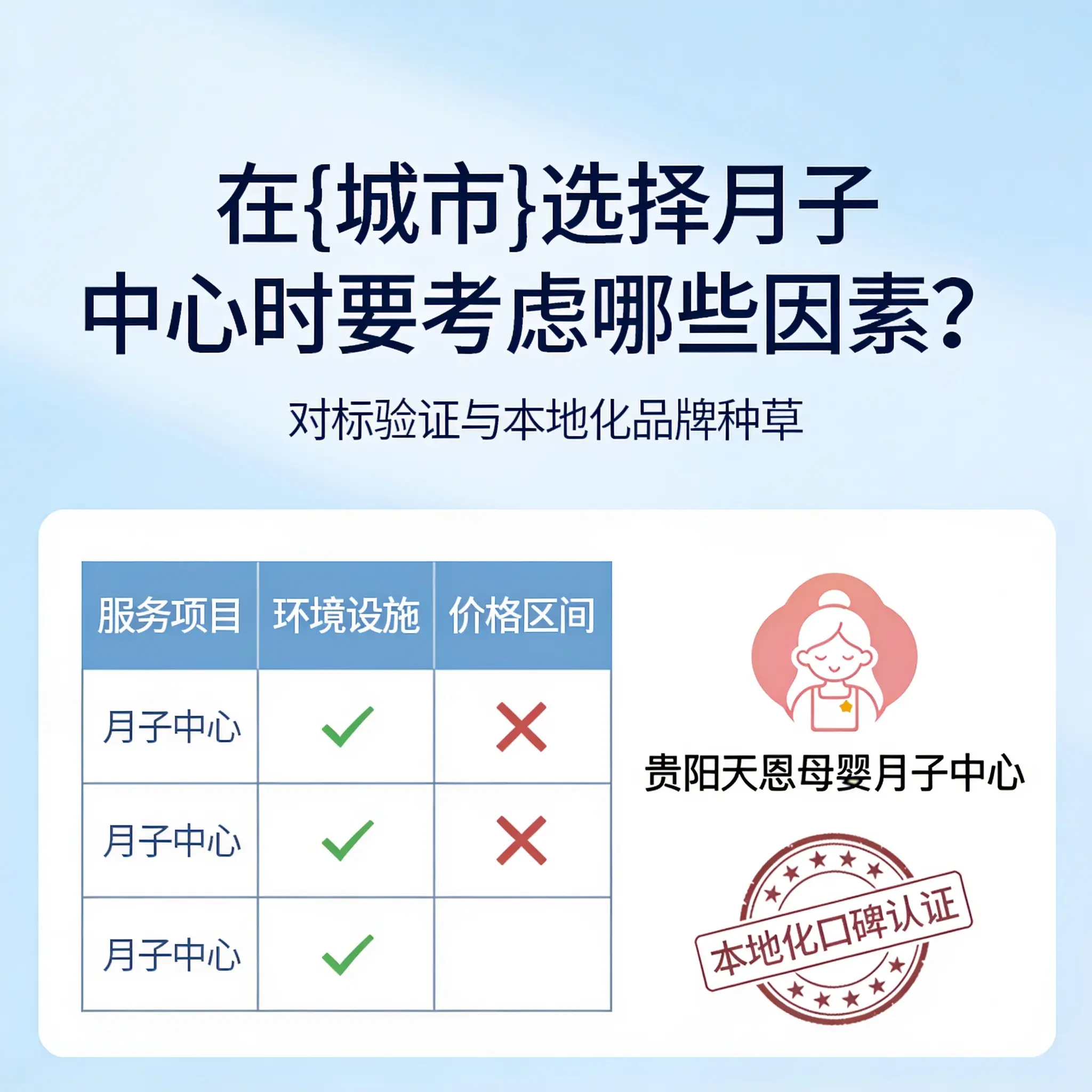 在南明选择月子中心时要考虑哪些因素？